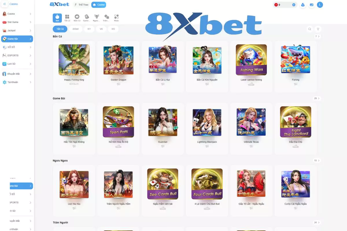 Một vài câu hỏi liên quan tới 8xbet